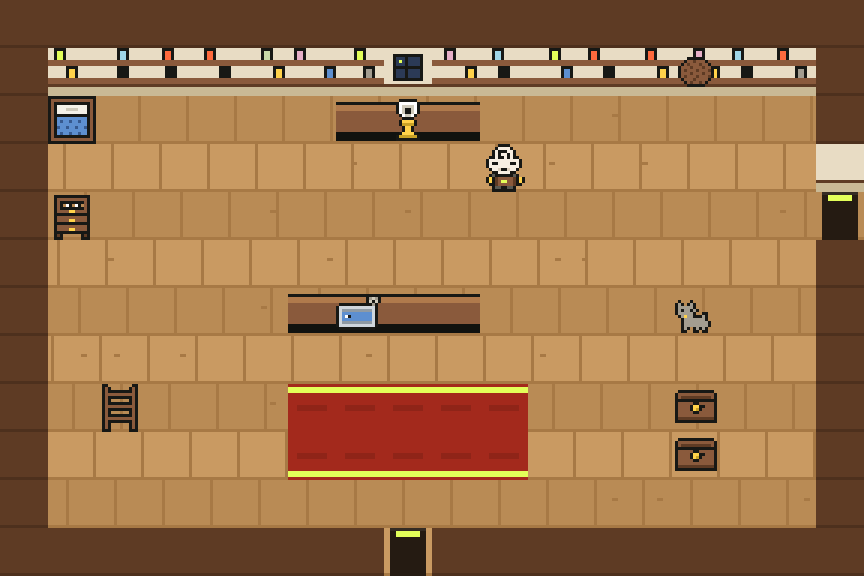 The workshop: the whole map from Always On, with its people and things where the game puts them