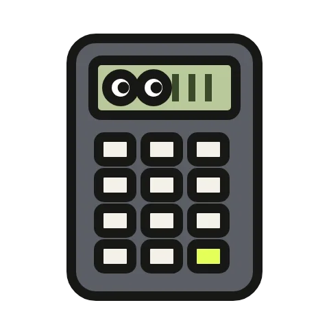 Calculator, as drawn in Benchwork