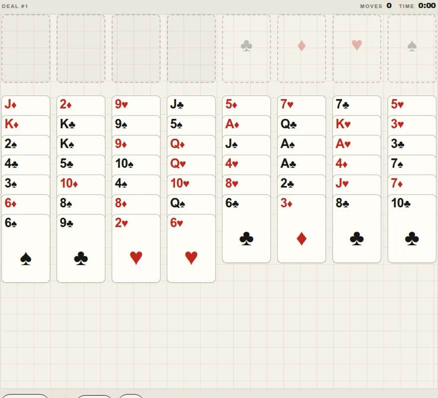 The cover of FreeCell on games.slopped.site, a real capture