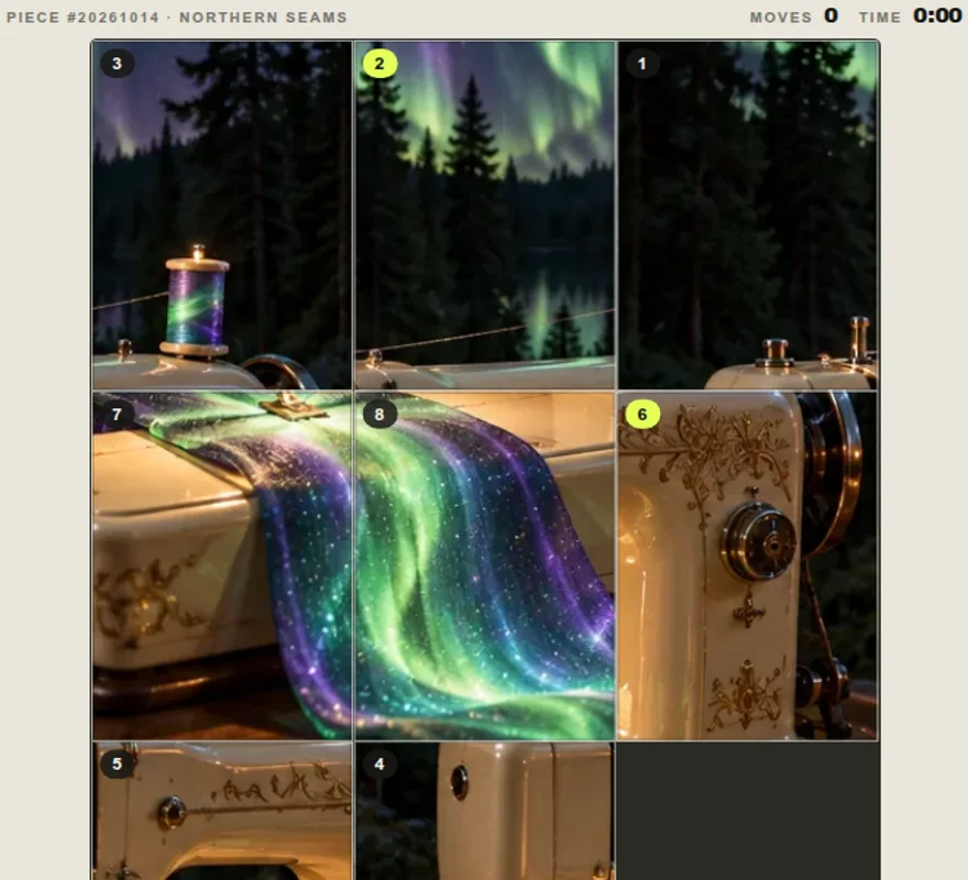 The cover of Slide Puzzle on games.slopped.site, a real capture