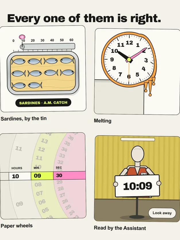 The Clocks cover on slopped.site, a real capture of the site
