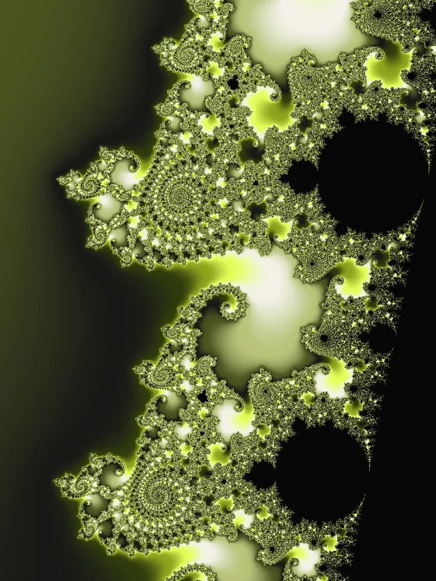 The Fractals cover on slopped.site, a real capture of the site